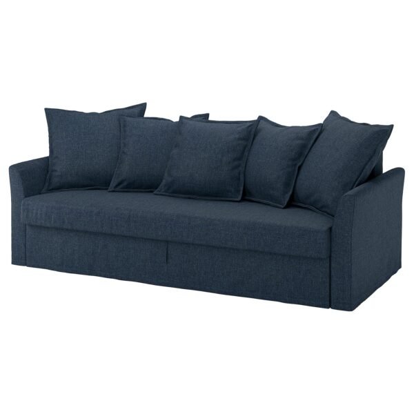 HOLMSUND 3seat sofa bed Kilanda dark blue