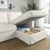 3seat sofa w chaise longue right natural