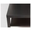 Coffee table blackbrown 118x78 cm