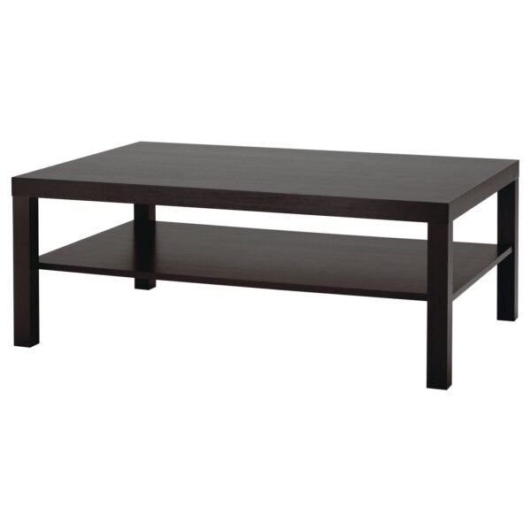 Coffee table blackbrown 118x78 cm