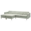 4seat sofa with chaise longues light greenwood