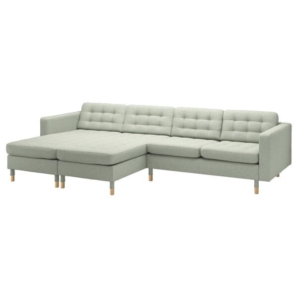 4seat sofa with chaise longues light greenwood