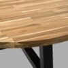 Dining table acaciablack 120 cm