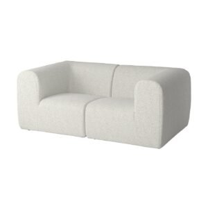 2seat sofa greywhite